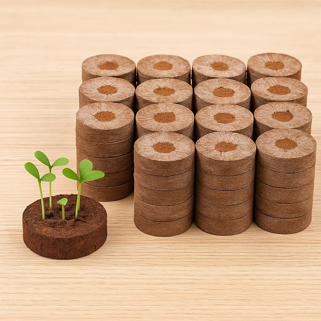 Jiffy-7 42 mm PLA Peat Coir Peat Pellets Germination and Cloning Cell - - Image 3