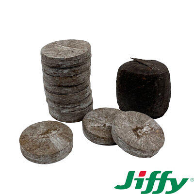 Jiffy-7 33 mm Peat Pellets Germination and Cloning Cell -