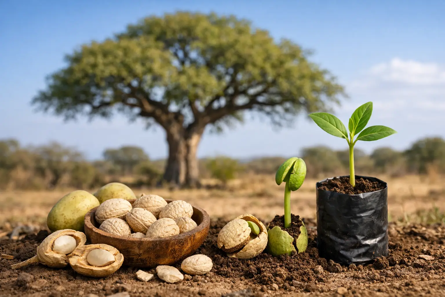 Marula Tree Seeds: Growing Sclerocarya birrea