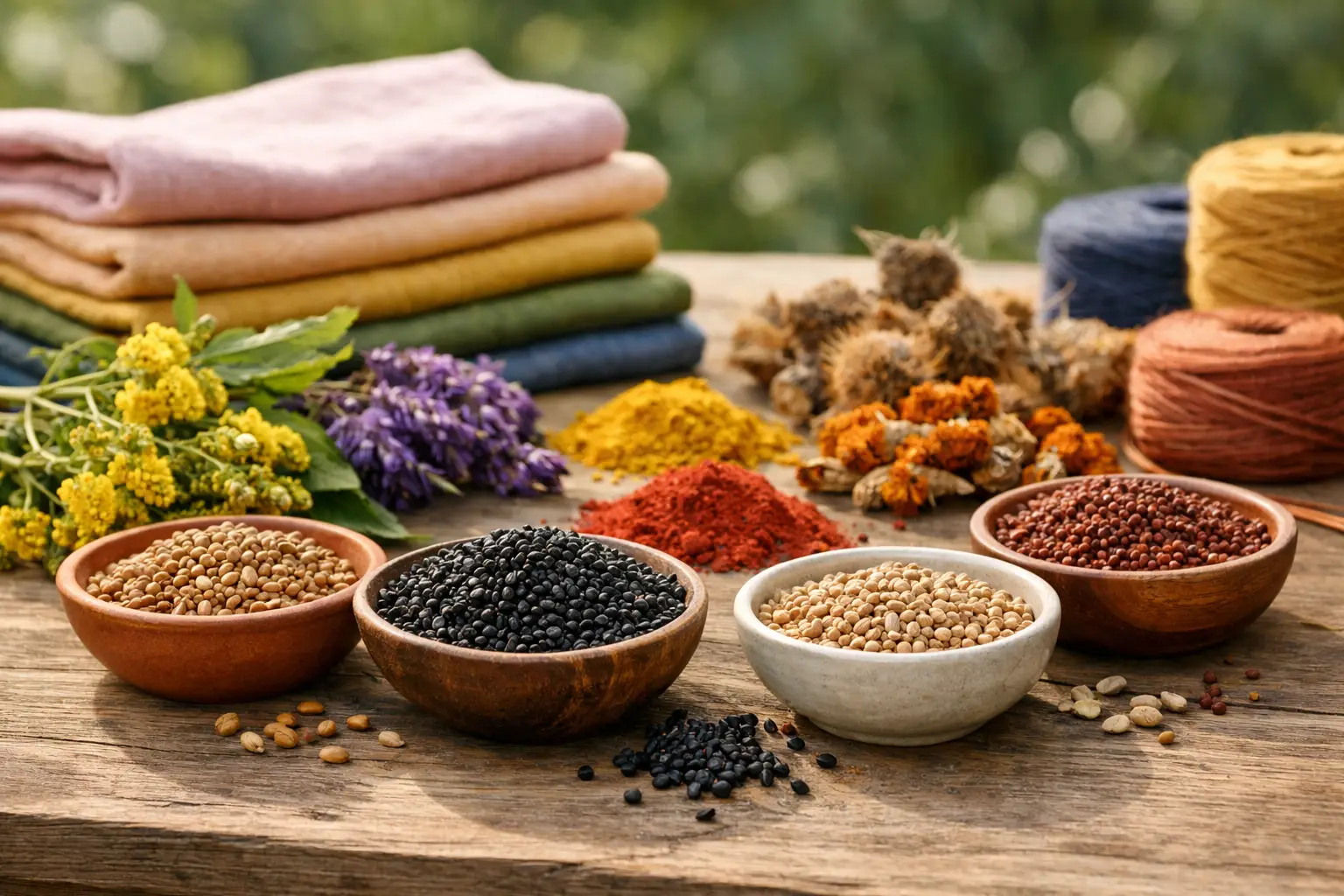 Natural Dye Plant Seeds for a Living Palette