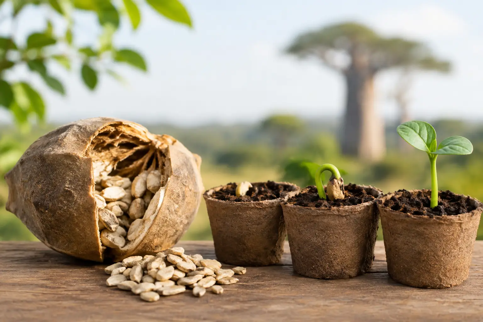 Baobab Seed Germination for Patient Growers